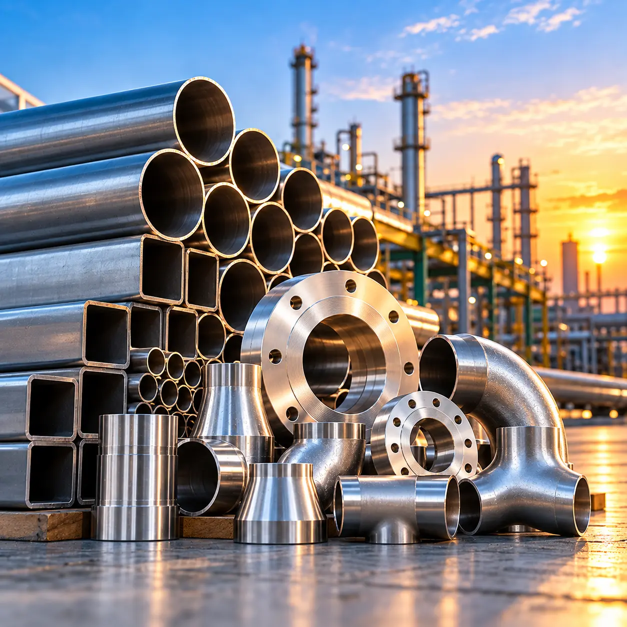 Remko Tubes industrial pipes, tubes and fittings in a manufacturing facility